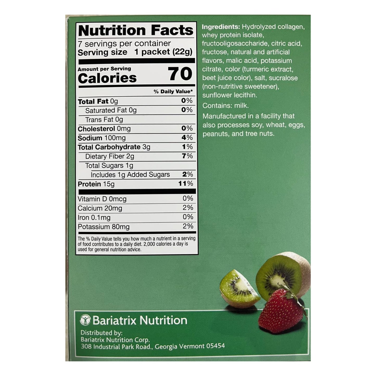 ProtiFit High Protein Berry Strawberry Kiwi Drink Powder, 3 Pack