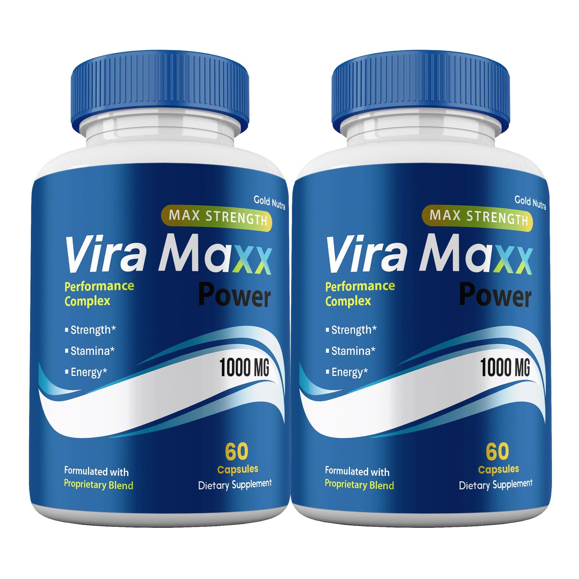 Gold Nutra Vira Maxx Power Capsules, 2 Count