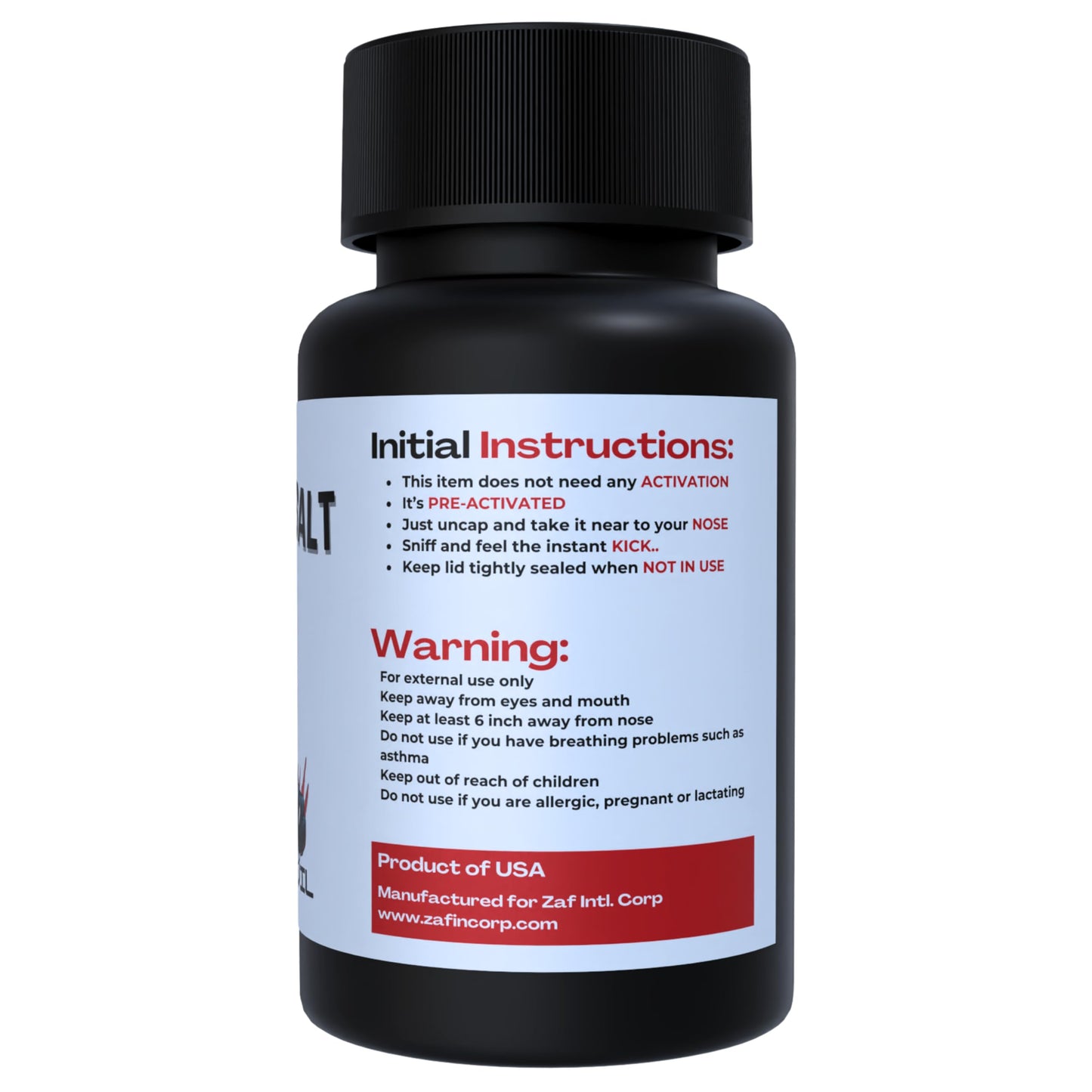 ZAFiNCO Salts for Instant Focus & Extreme Energy Powder, 1.07 oz