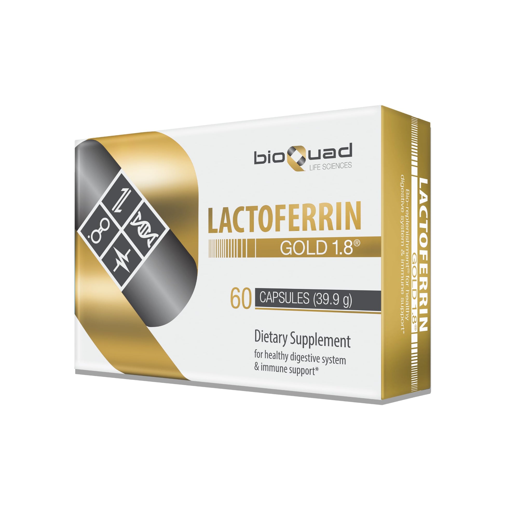 bioQuad Lactoferrin Gold 1.8 Capsule, 60 Capsules
