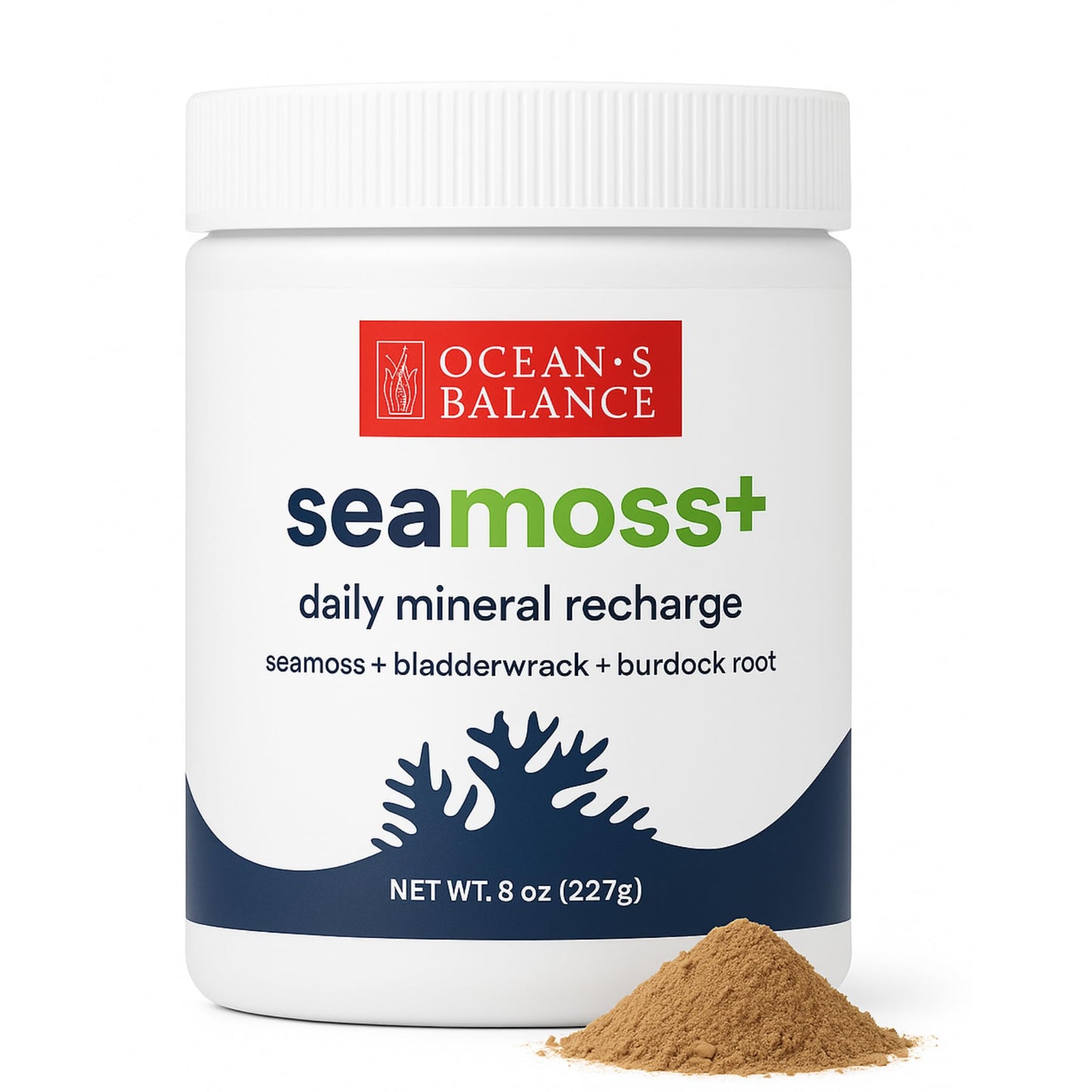 Ocean’s Balance Clean Taste of Maine SeaMoss+ Wellness Blend Powder 8