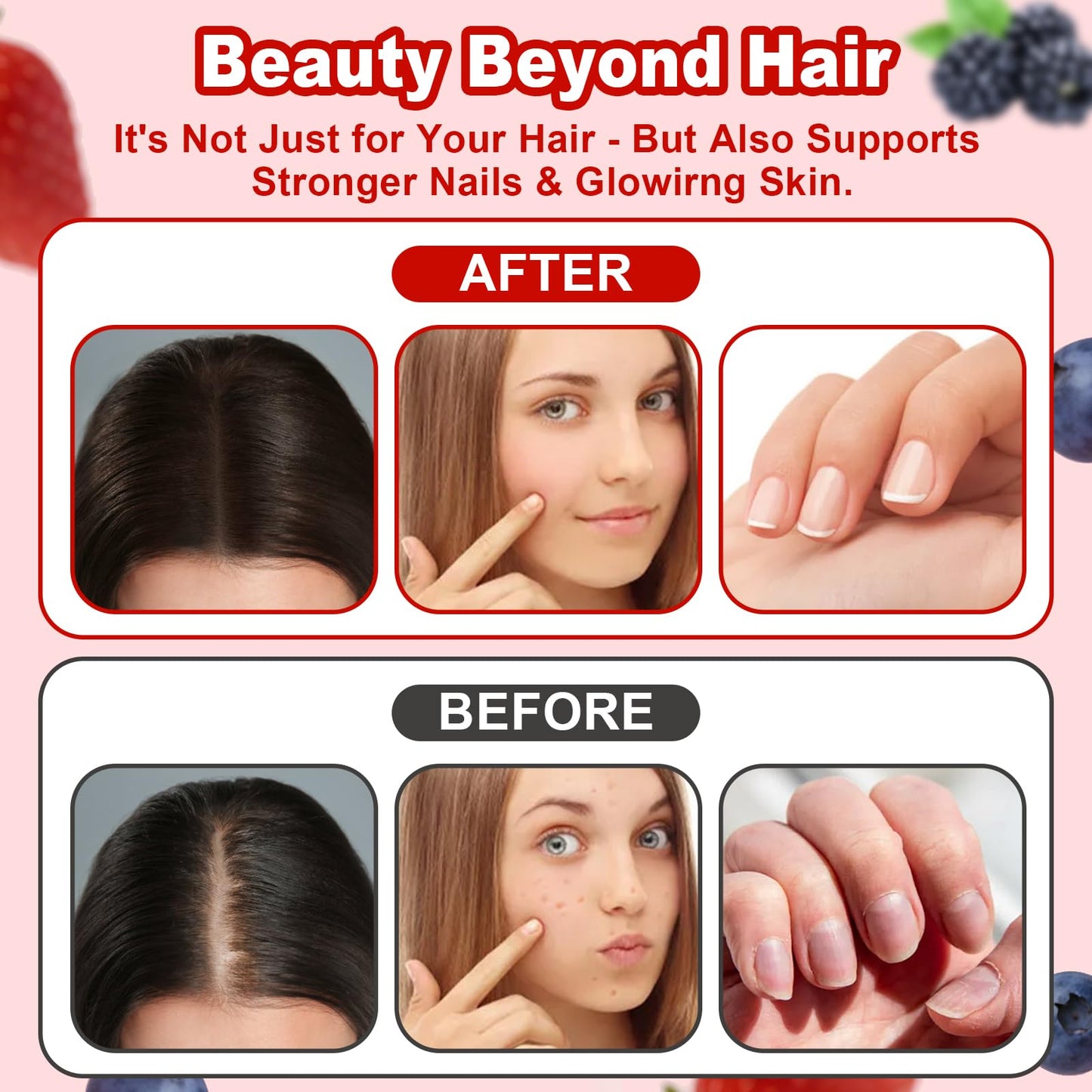 HDFREO Lumin Hair Growth 60 Capsules