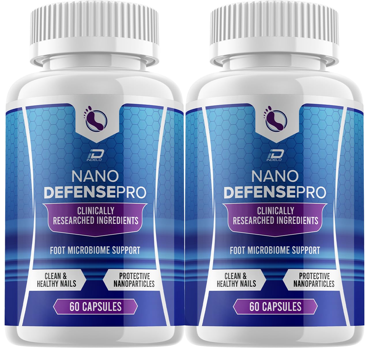Indelo Nano Defense Pro Probiotic Supplement - NanoDefense Pro Advanced Formula for Healthy Nail Support 120 Capsules
