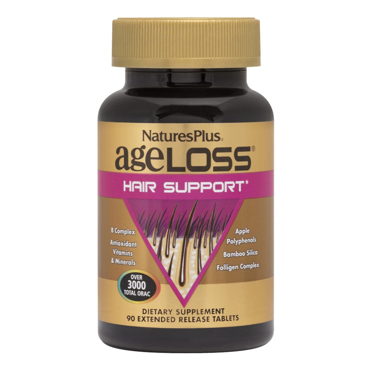 NaturesPlus AgeLoss Hair Support 90 Tablets
