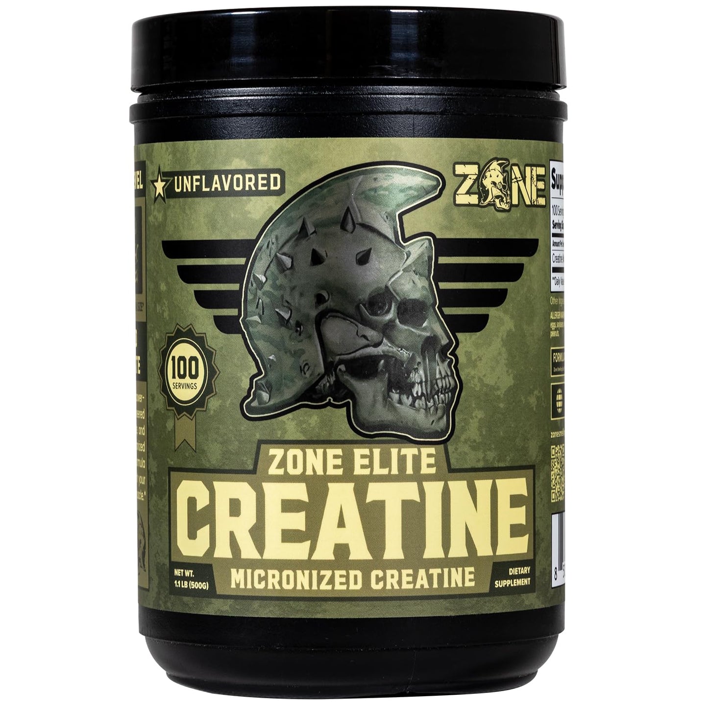 Zone Smelling Salts Creatine Monohydrate Powder, 16 oz