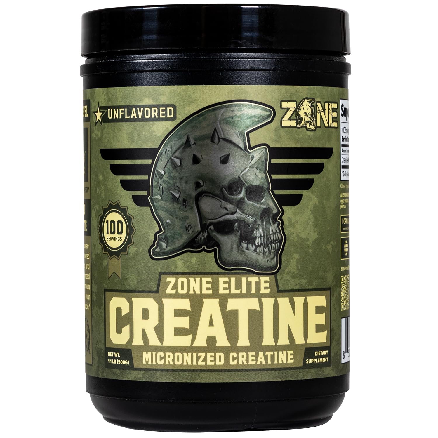 Zone Smelling Salts Creatine Monohydrate Powder, 16 oz