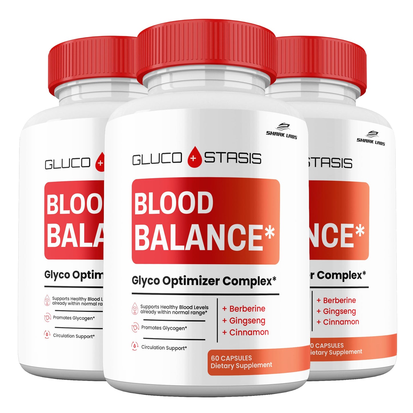 Shark Labs GlucoStasis Capsules 60 Capsules