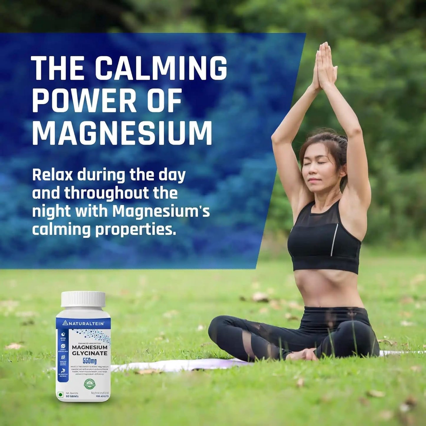 Generic Magnesium Glycinate Supplement 1 Tablet
