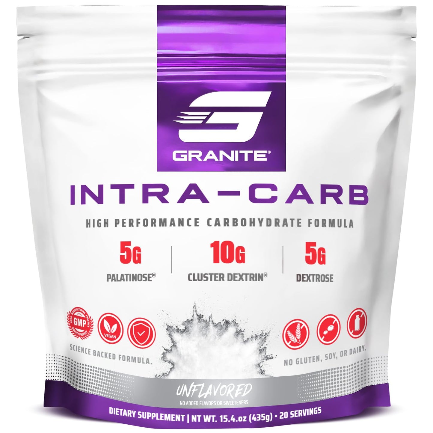 Granite Supplements Intra Carb Powder, 15.4 Ounce