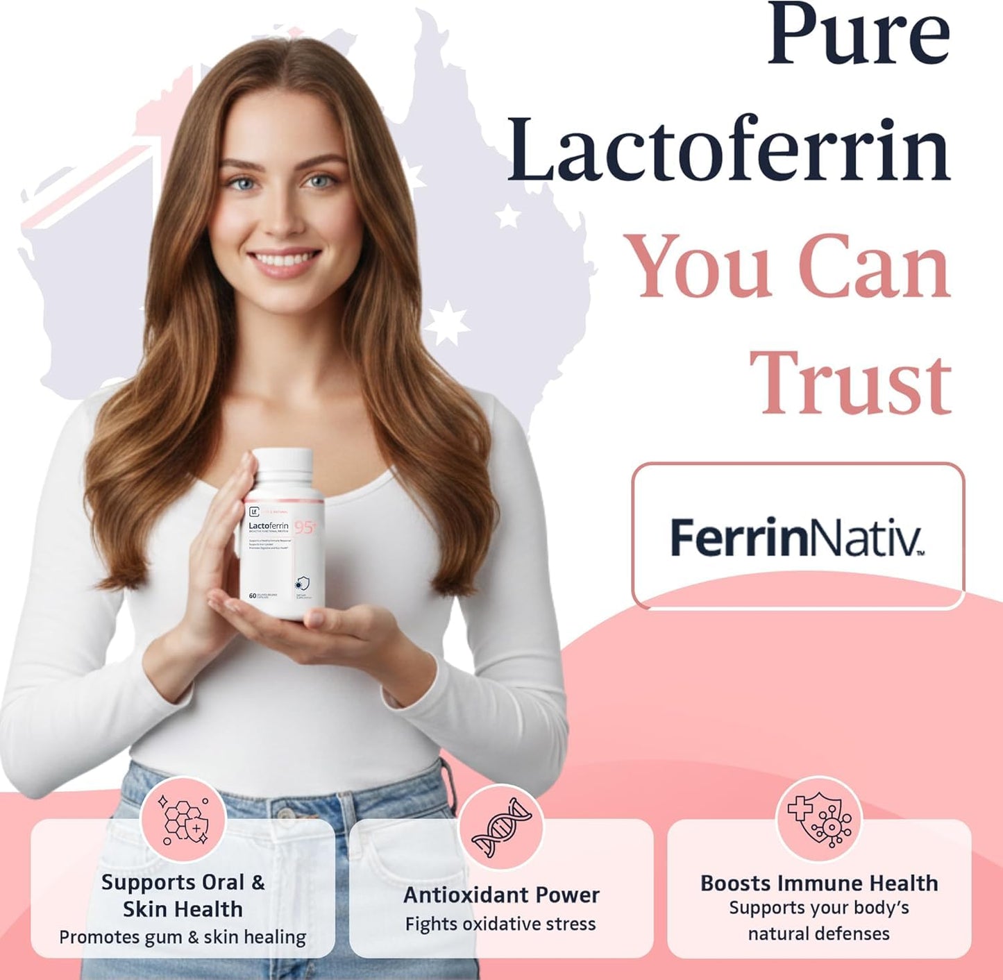 Lactoferrin Lactoferrin Capsules 120 Count