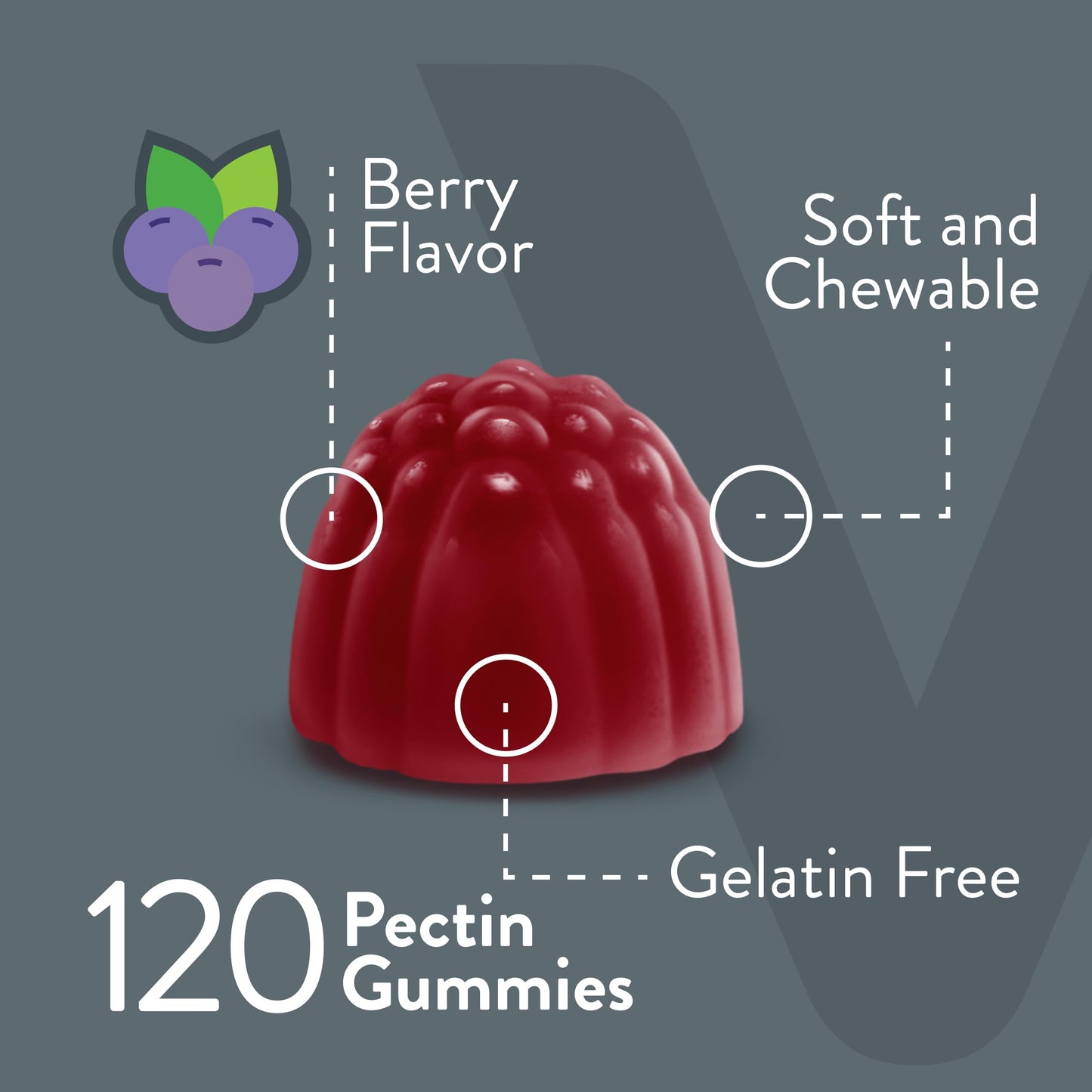 Viteey Vitamin B6 Gummies 120-count
