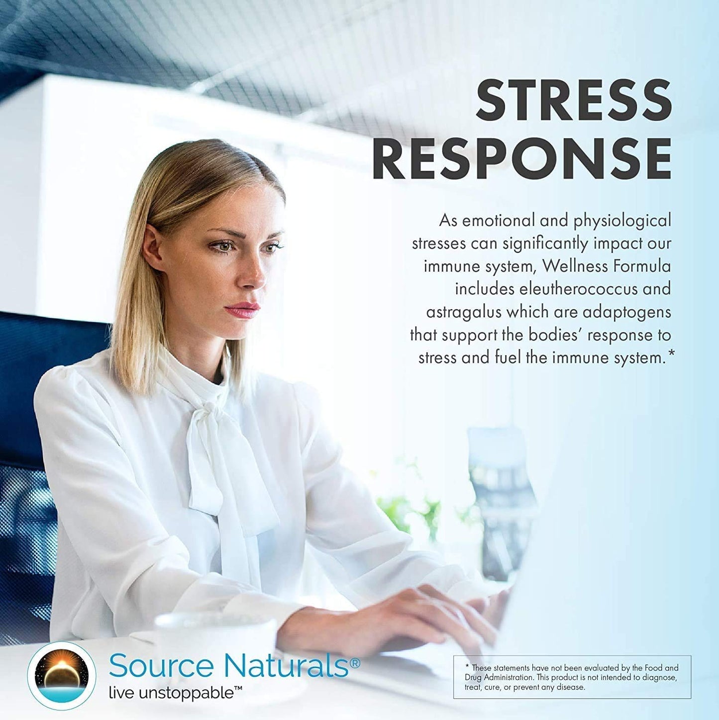 Source Naturals Wellness Formula Bio-Aligned Vitamins & Herbal Defense Advanced Immune Support 240 Capsules