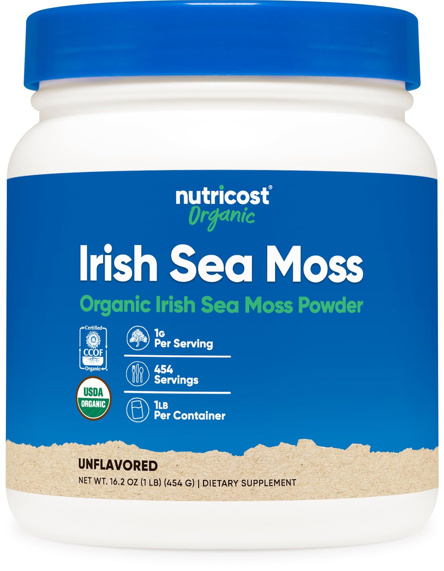 Nutricost Organic Irish Moss Powder 16 Ounce