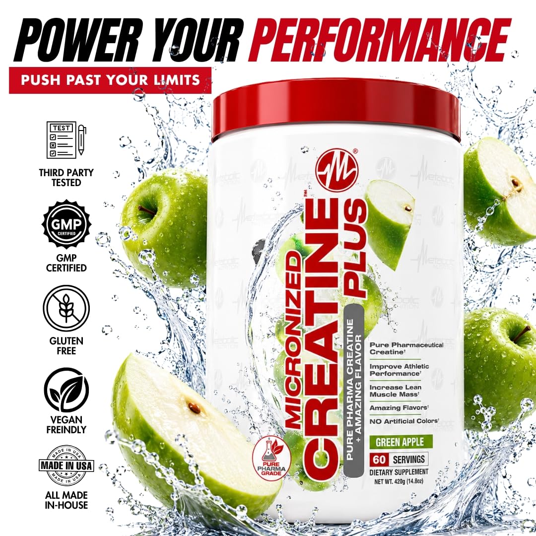 Metabolic Nutrition Micronized Creatine Plus Powder 14.8 oz