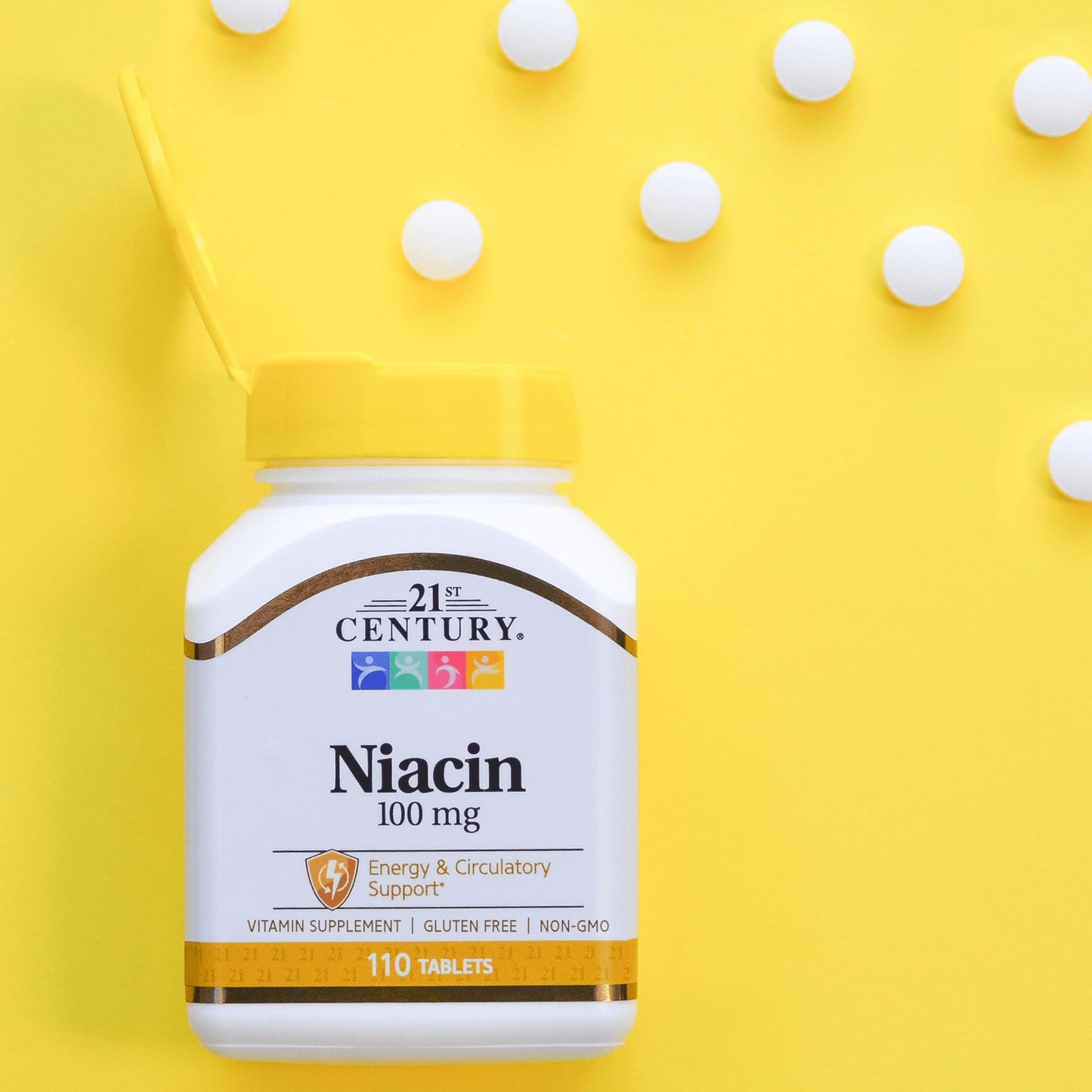 Smart Monkey Technologies Niacin 100 mg Tablet, 110 Tablets