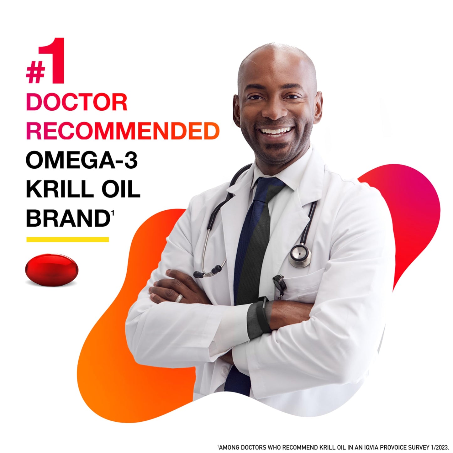 MegaRed Ultra Strength 1000mg Omega-3 Krill Oil Softgels, 60 Count
