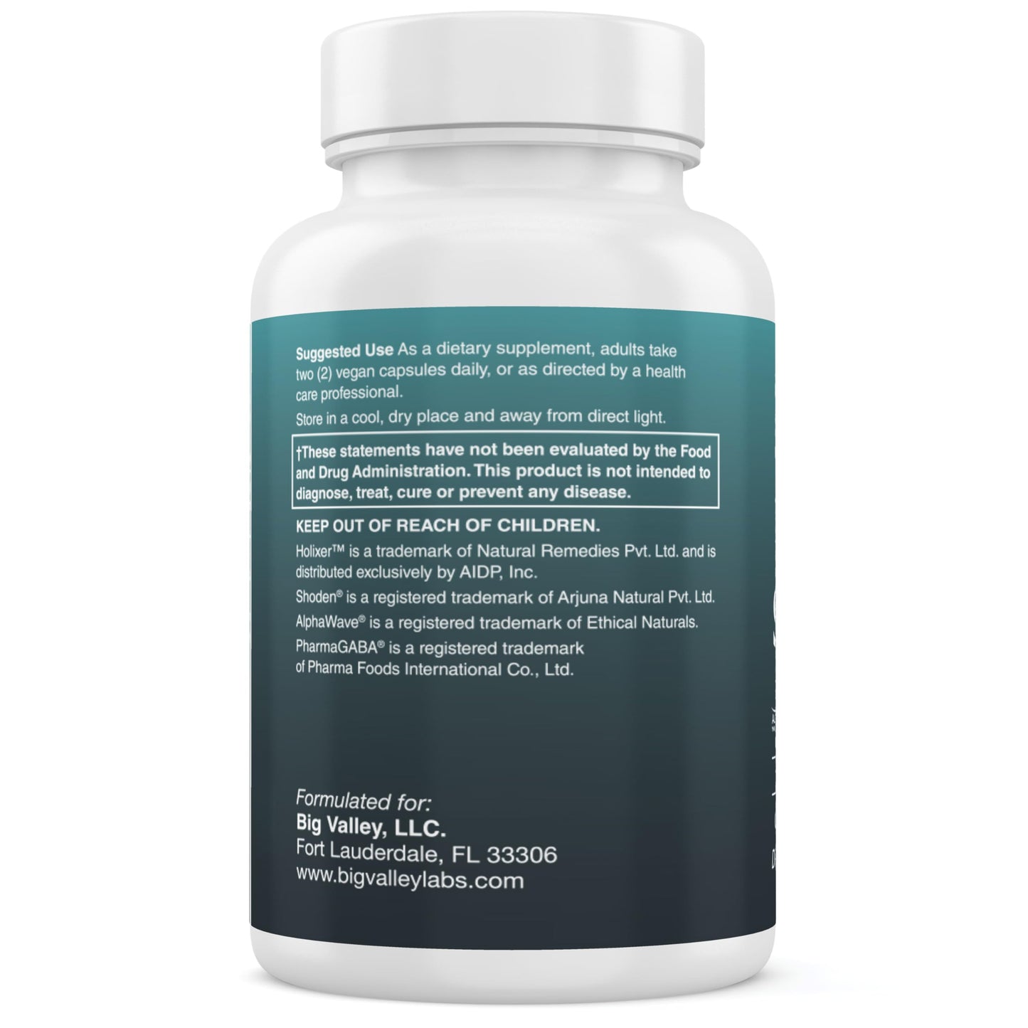 Big Valley Labs Advanced Stress Support Capsules, 60 Count