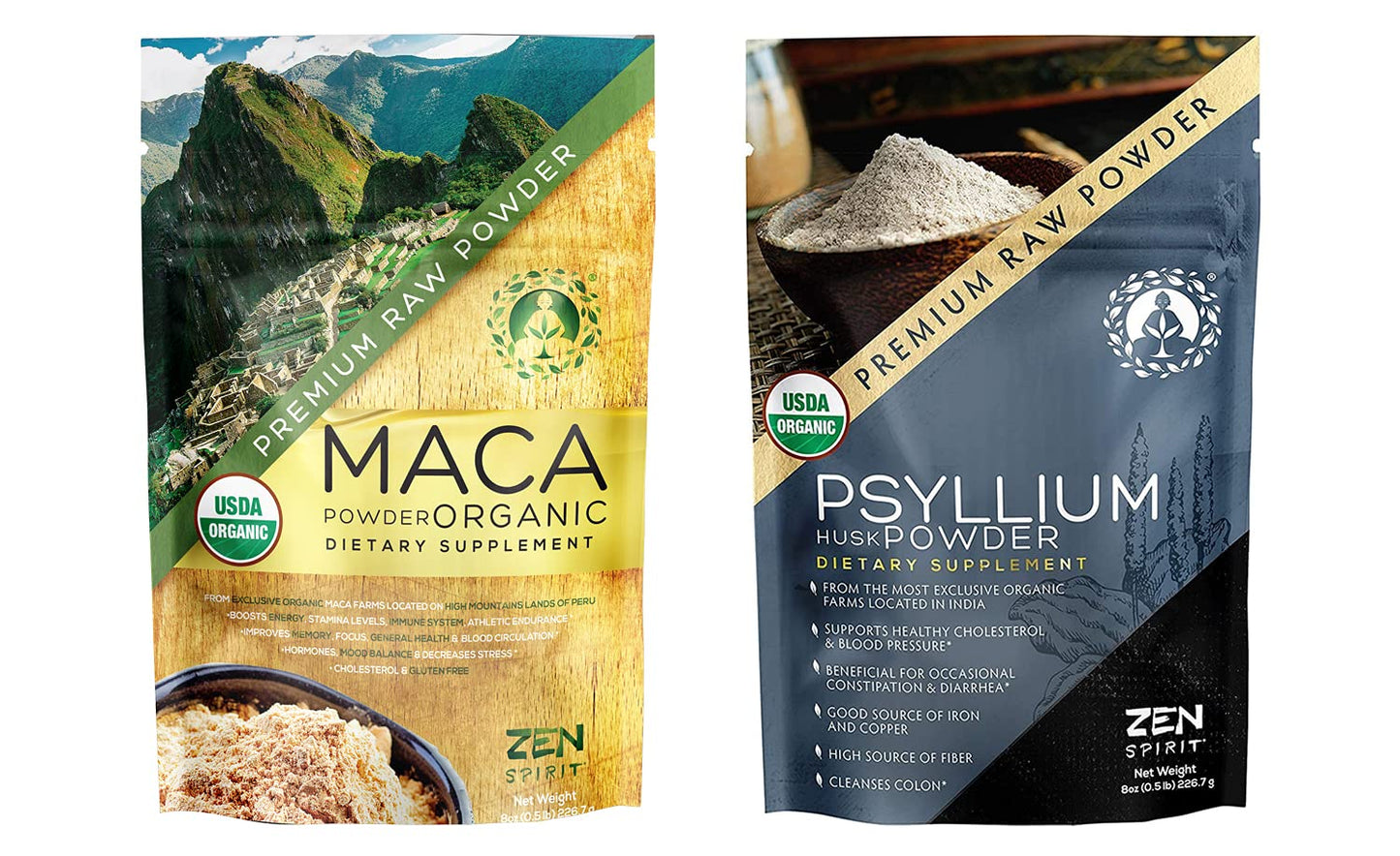 Zen Spirit Maca & Psyllium Powder, 1