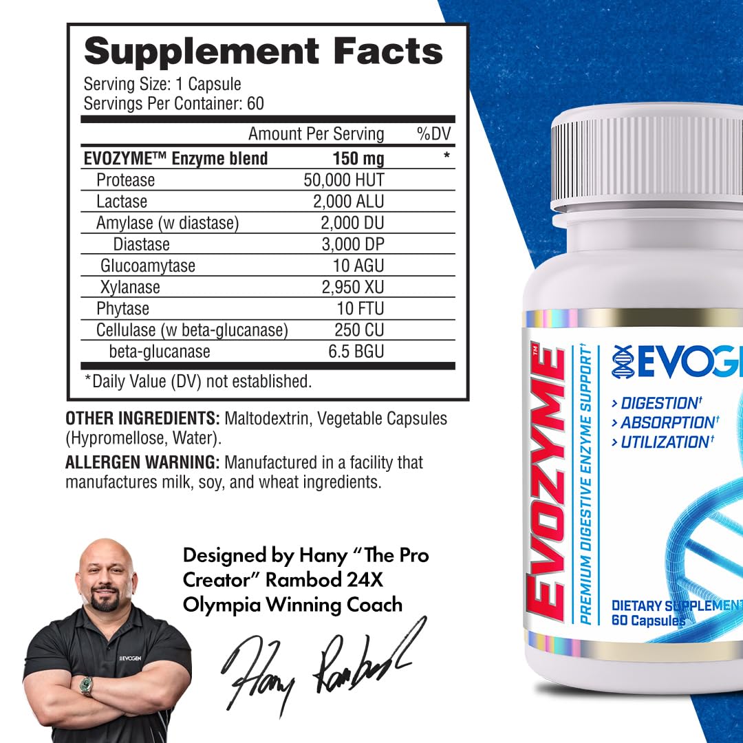 Evogen Evozyme Capsule 60 Capsules