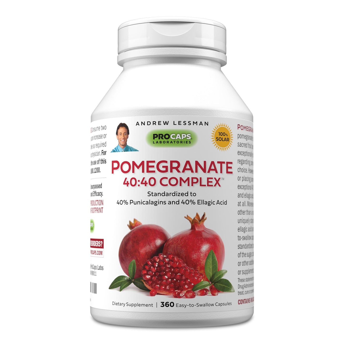 ANDREW LESSMAN Pomegranate 40-40 Complex Capsules 360 Count