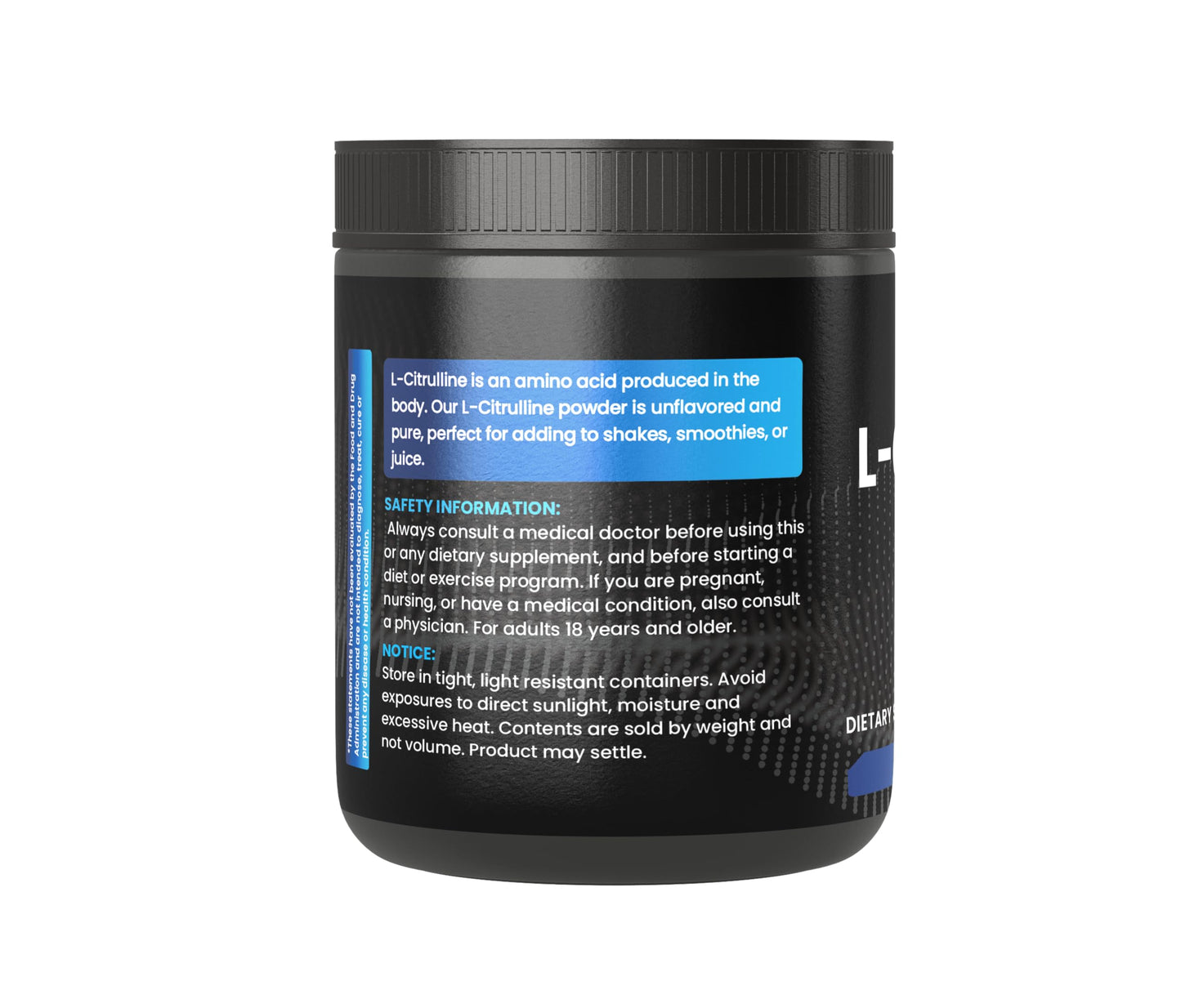 PURE ORIGINAL INGREDIENTS L-Citrulline Powder 11 oz
