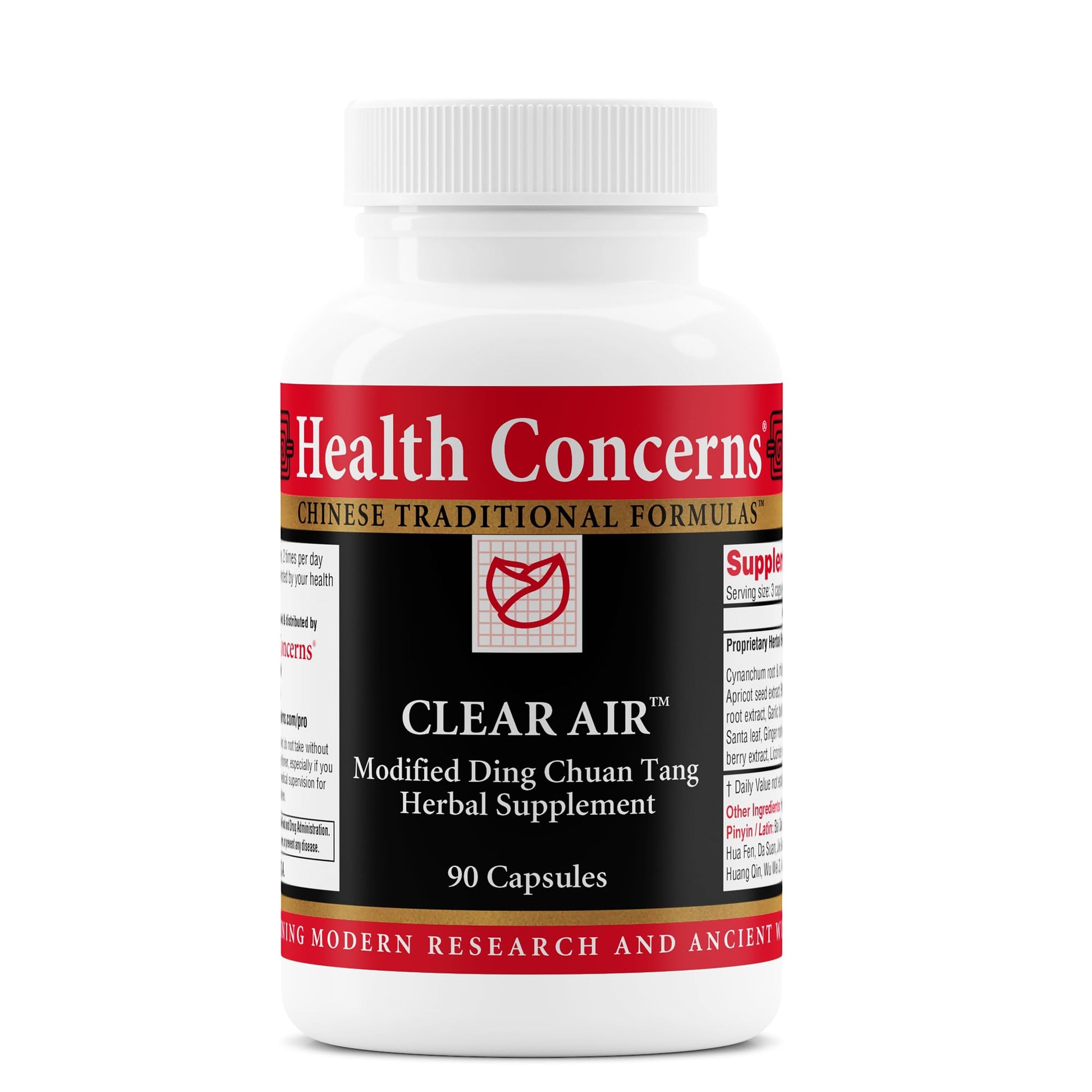 Health Concerns Clear Air Cough & Phlegm Support Supplement Capsule 90 Capsules