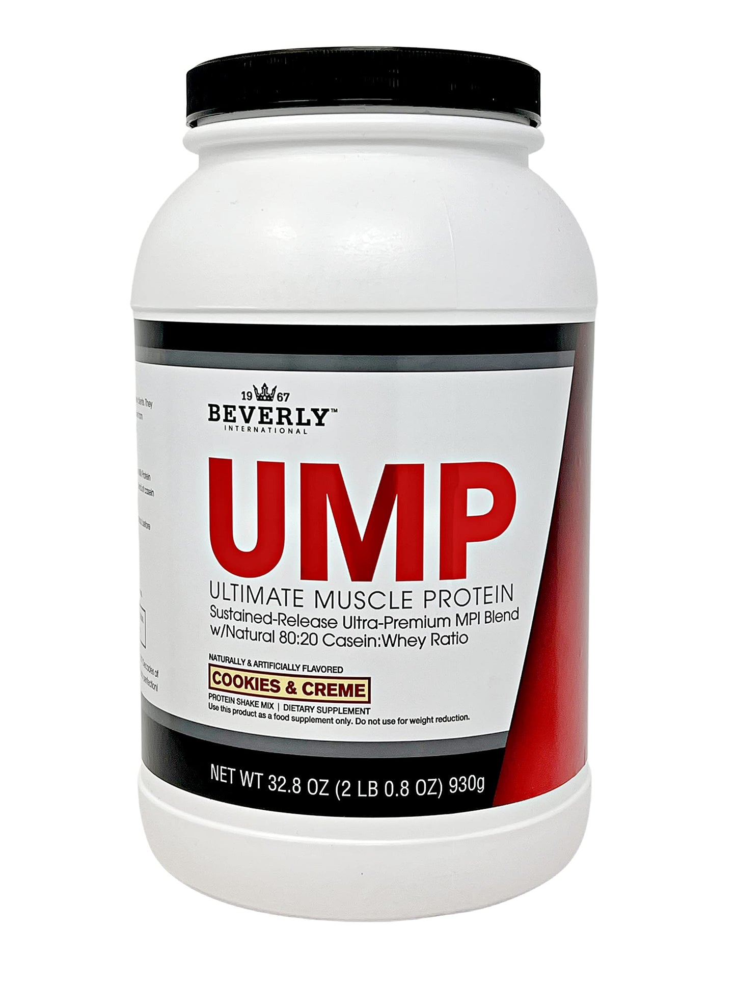 Beverly International UMP Protein Powder Cookies & Cream, 32.8 oz