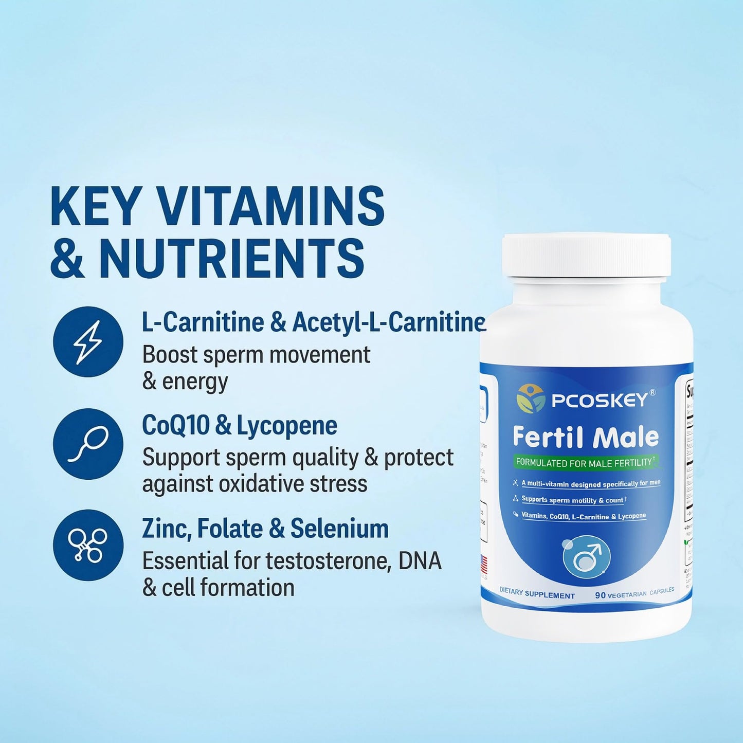 pcoskey FertilMale Capsule 90 Capsules