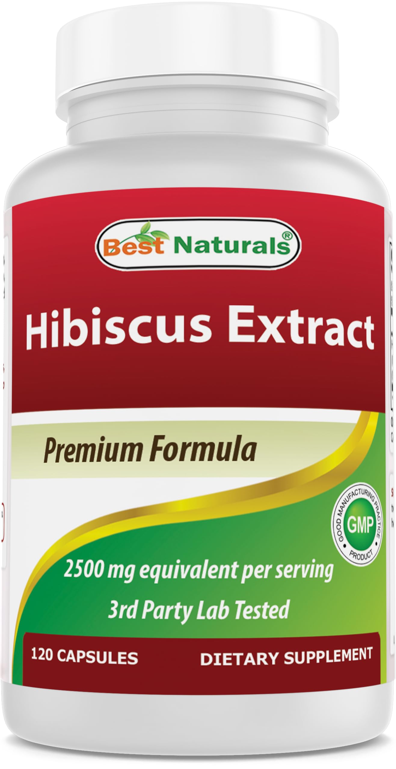 Best Naturals Hibiscus 10:1 Extract (250) Capsules, 120 Count