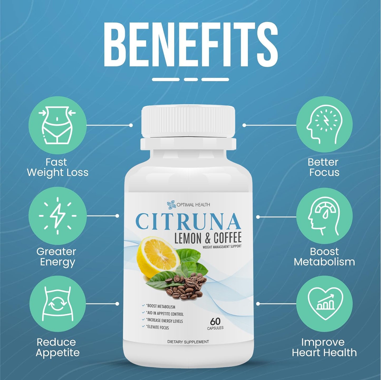 Citruna Lemon and Coffee Fat Burner Capsule 60 Capsules