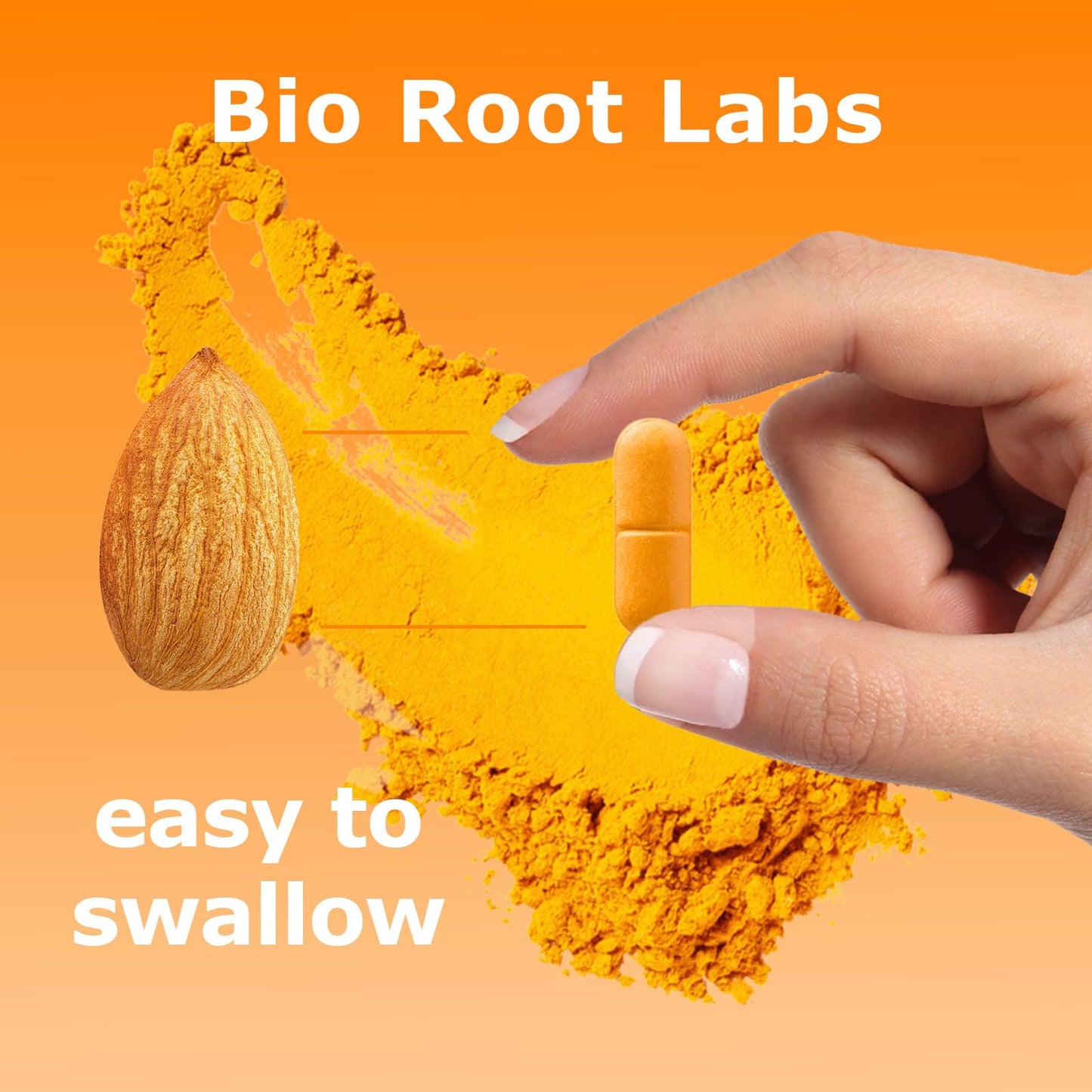 Biorootlabs Turmeric Curcumin Supplement Capsule, 120 Capsules