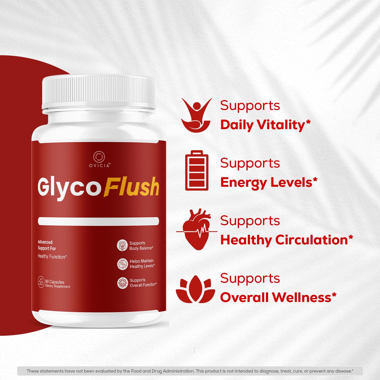 OVICIA GlycoFlush Capsule 60 Count