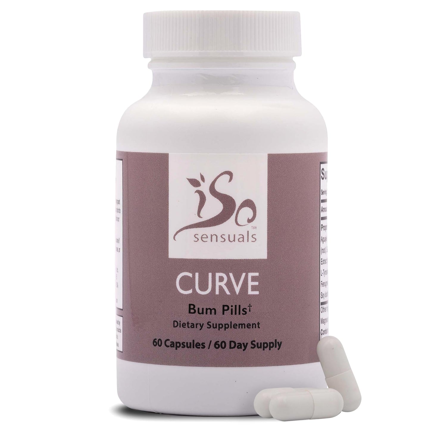 IsoSensuals Curve Butt Enhancement Pills Capsule, 60 Count