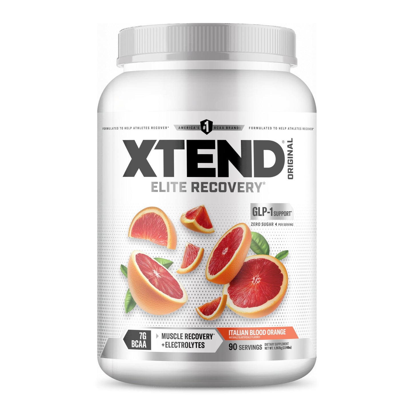 Xtend Original BCAA Powder 7g BCAA and 2.5g L-Glutamine, Sugar Free Post Workout Muscle Recovery Drink with Amino Acids for Men & Women, Powder, 41.28 Ounces