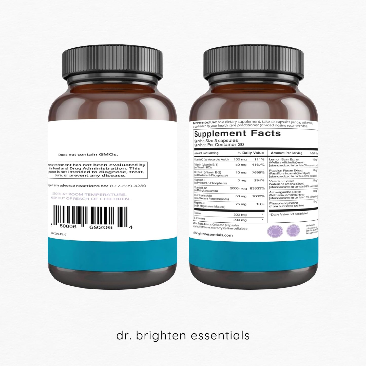Dr. Brighten Adrenal Calm Capsule 90 Count
