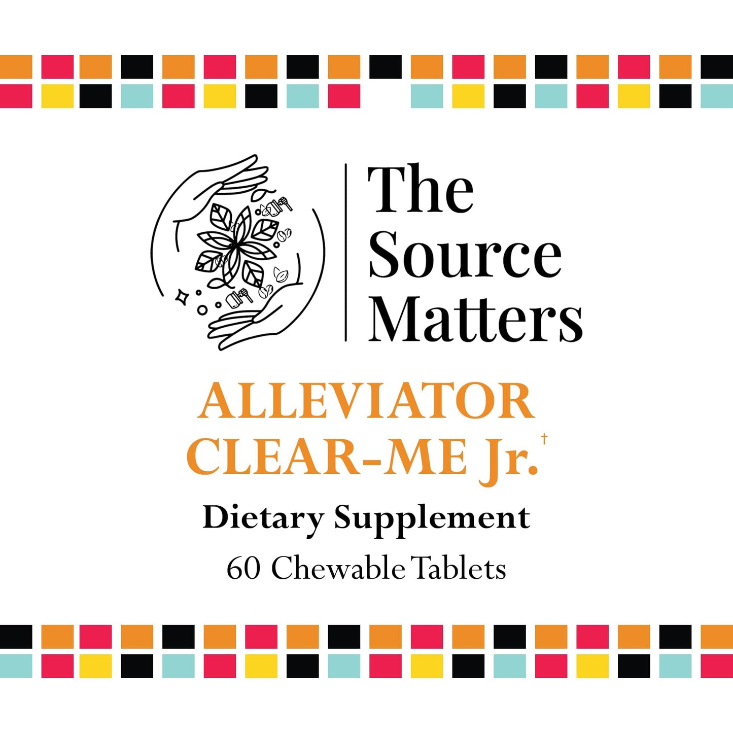 The Source Matters Alleviator Clear-ME JR Seasonal Allergy Relief and Immune Support Chewable, 60 Count