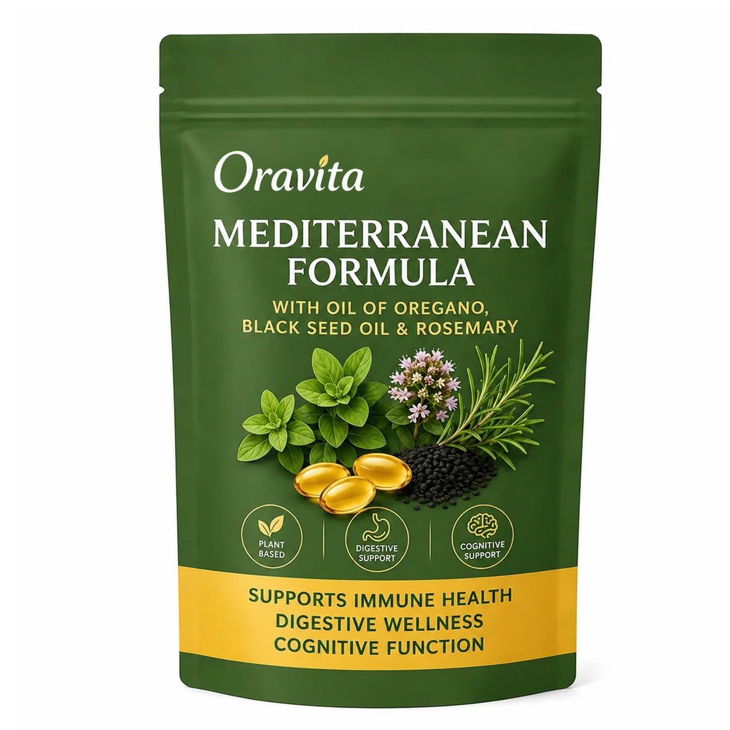 chasingdre Oravita Mediterranean Triple Oregano Oil Softgel 1 Count