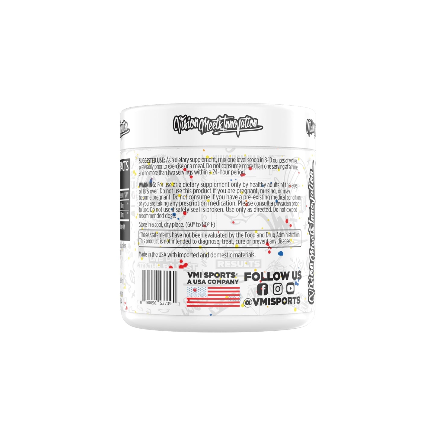 VMI Sports L-Carnitine 3000 Powder, 3000 mg L-Carnitine, 30 Servings