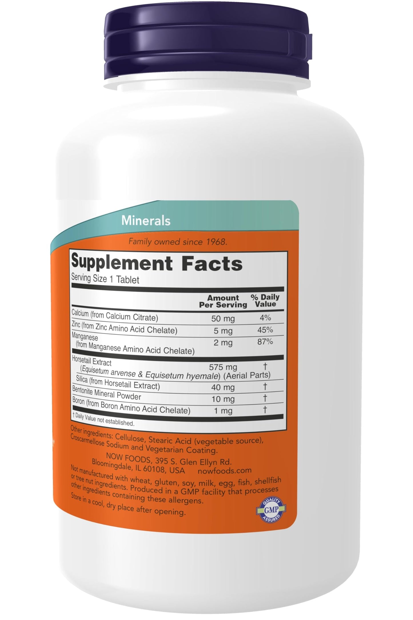 NOW Foods Silica Complex Vegetarian 500 mg Capsule 1