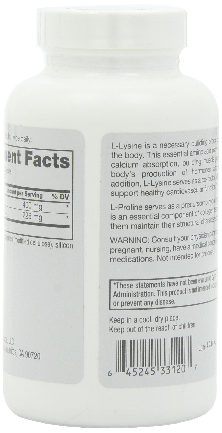Roex L-Lysine Capsule 120 Count