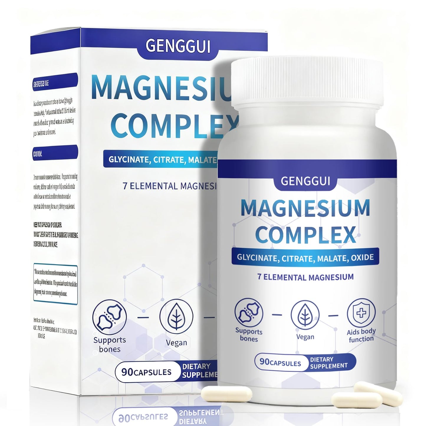 CellJuvMax Magnesium Complex 1000mg 7-in-1 Capsule, 90 Count