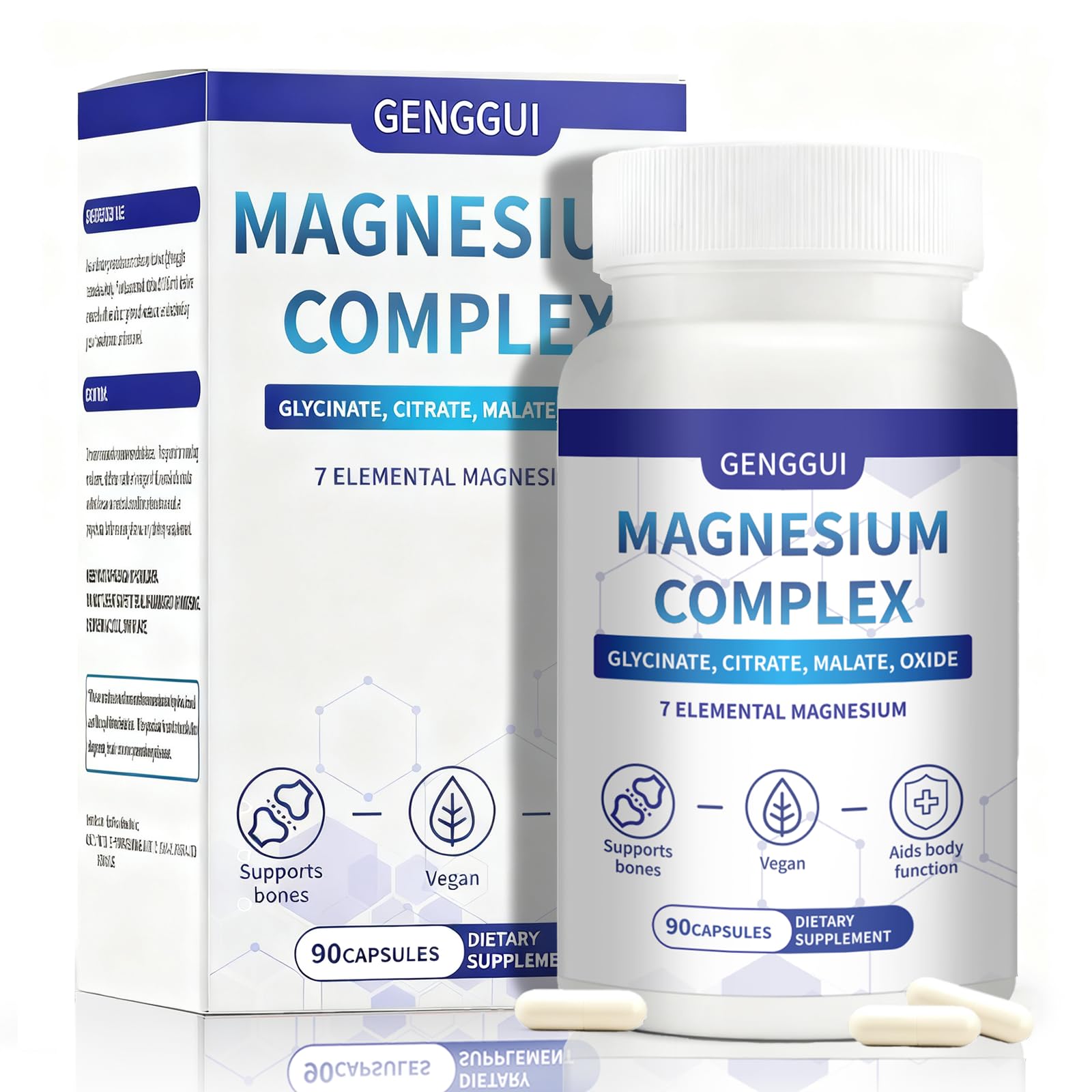 CellJuvMax Magnesium Complex 1000mg 7-in-1 Capsule, 90 Count