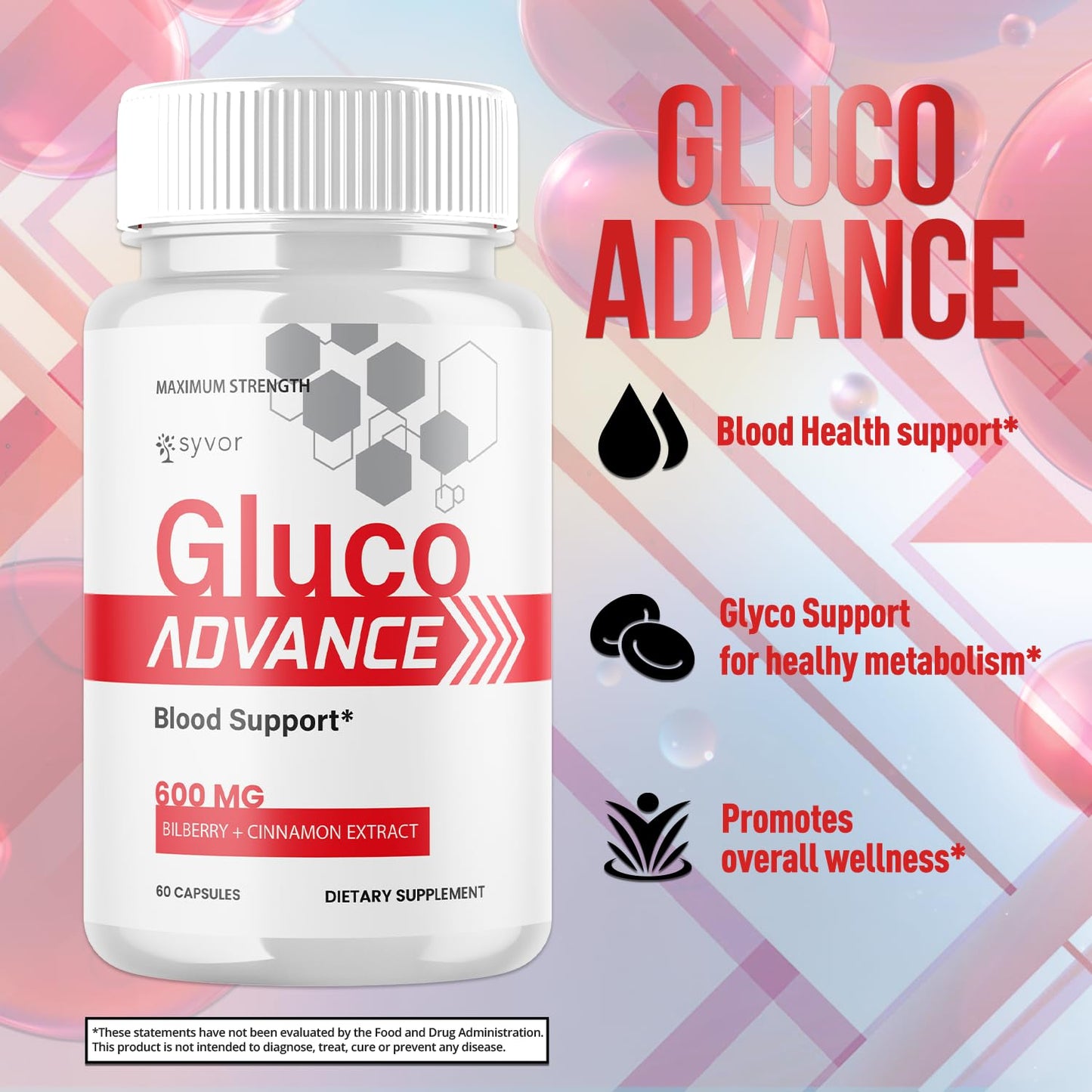 Syvor Gluco Advance Capsules 300 Capsules