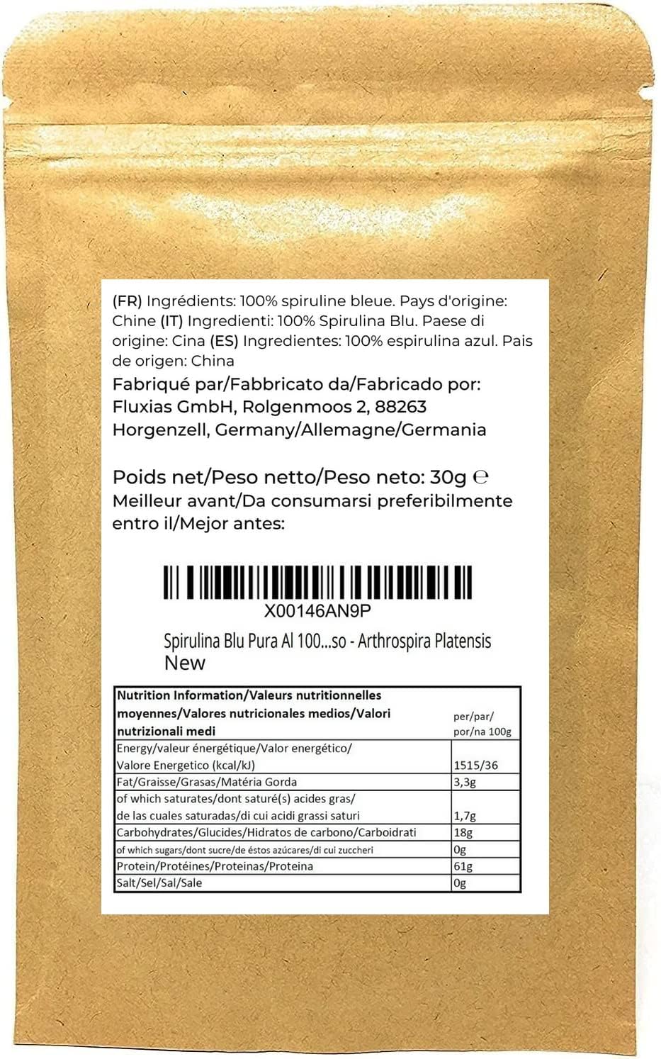 Naturegrail Blue Spirulina Powder 1.06 Ounce
