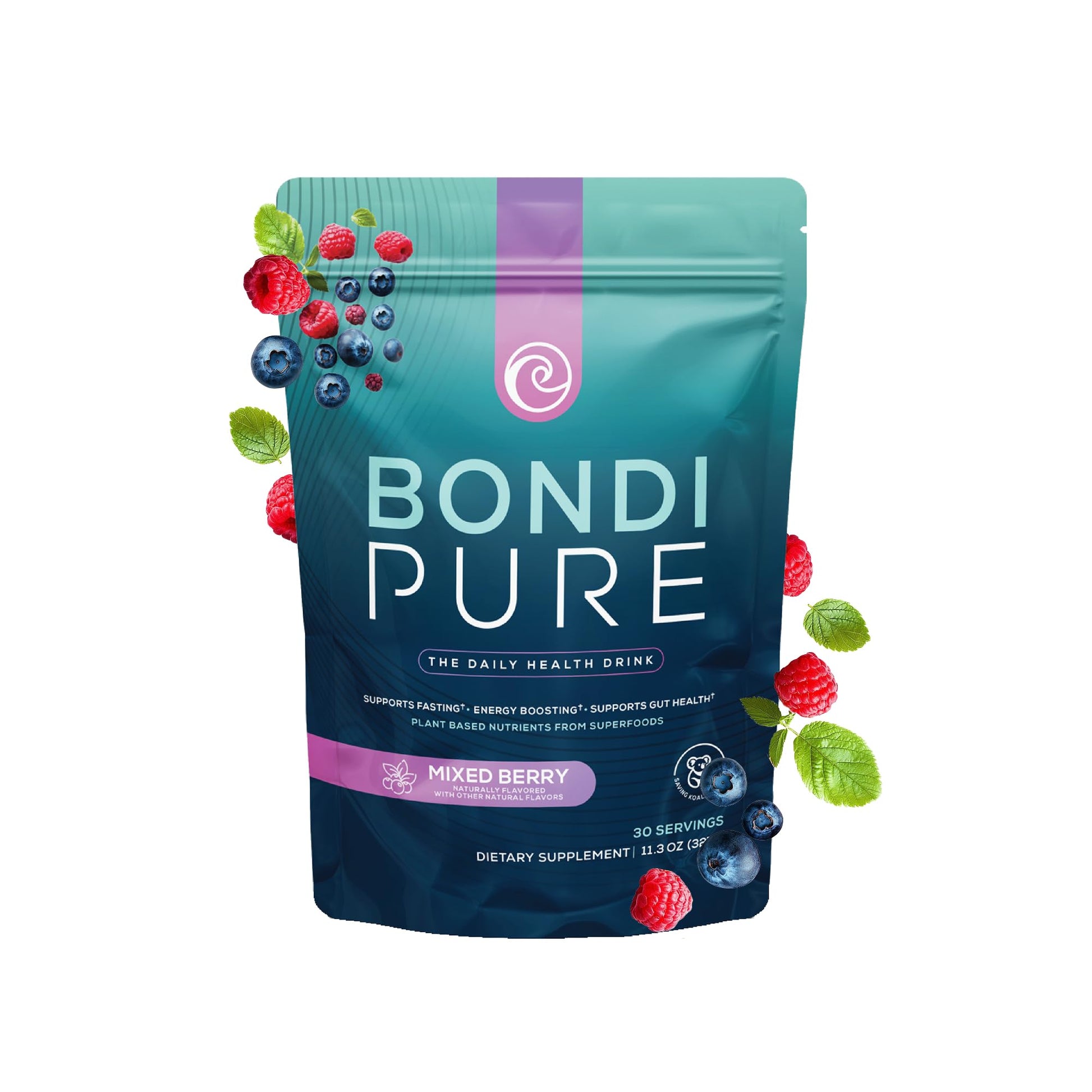Bondi Pure Daily Health & Detox Drink Powder 11.7 oz (30 Servings)
