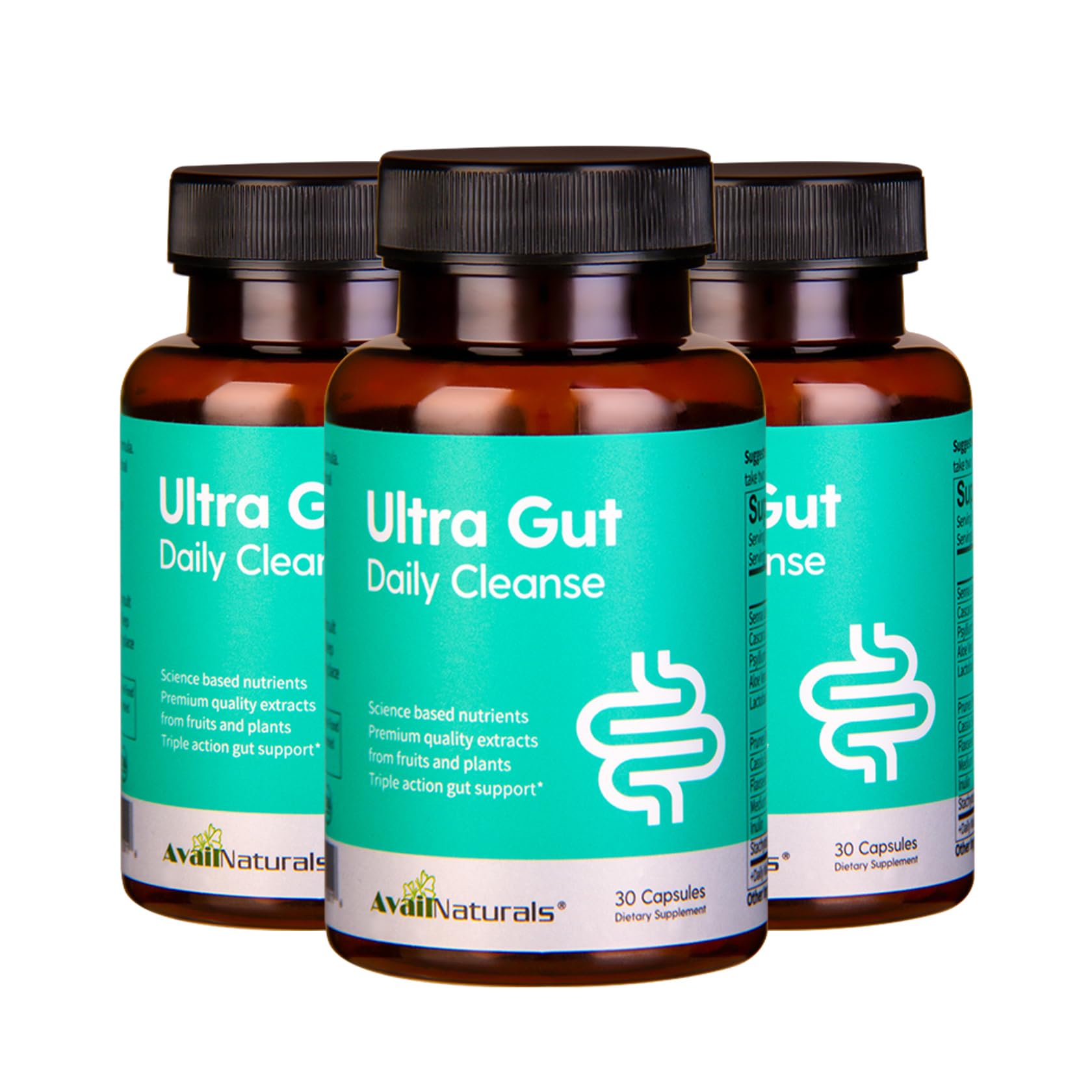 AvailNaturals Ultra Gut Daily Cleanse Capsules 90 Count