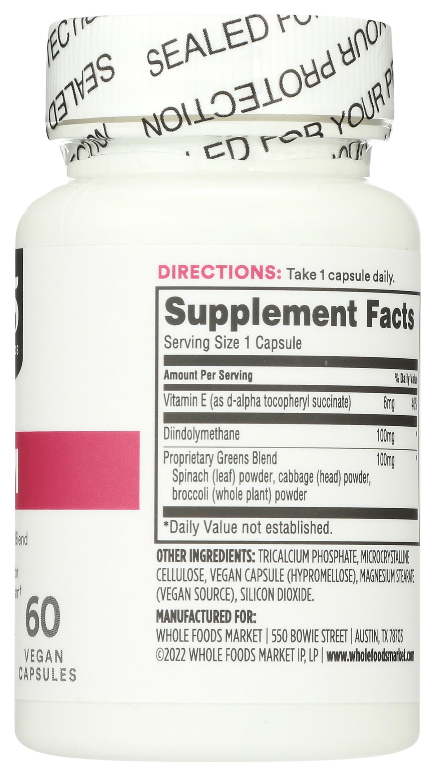 365 by Whole Foods Market DIM Capsule 60 Count