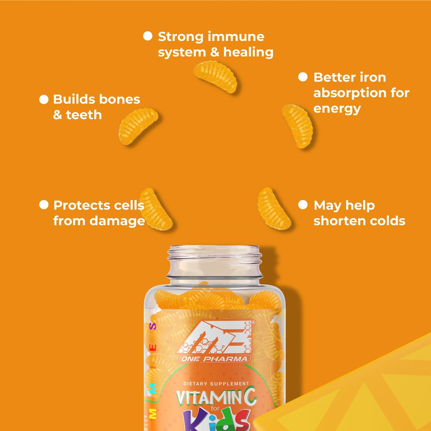 MB One Pharma Kids Vitamin C Gummies 30 Count