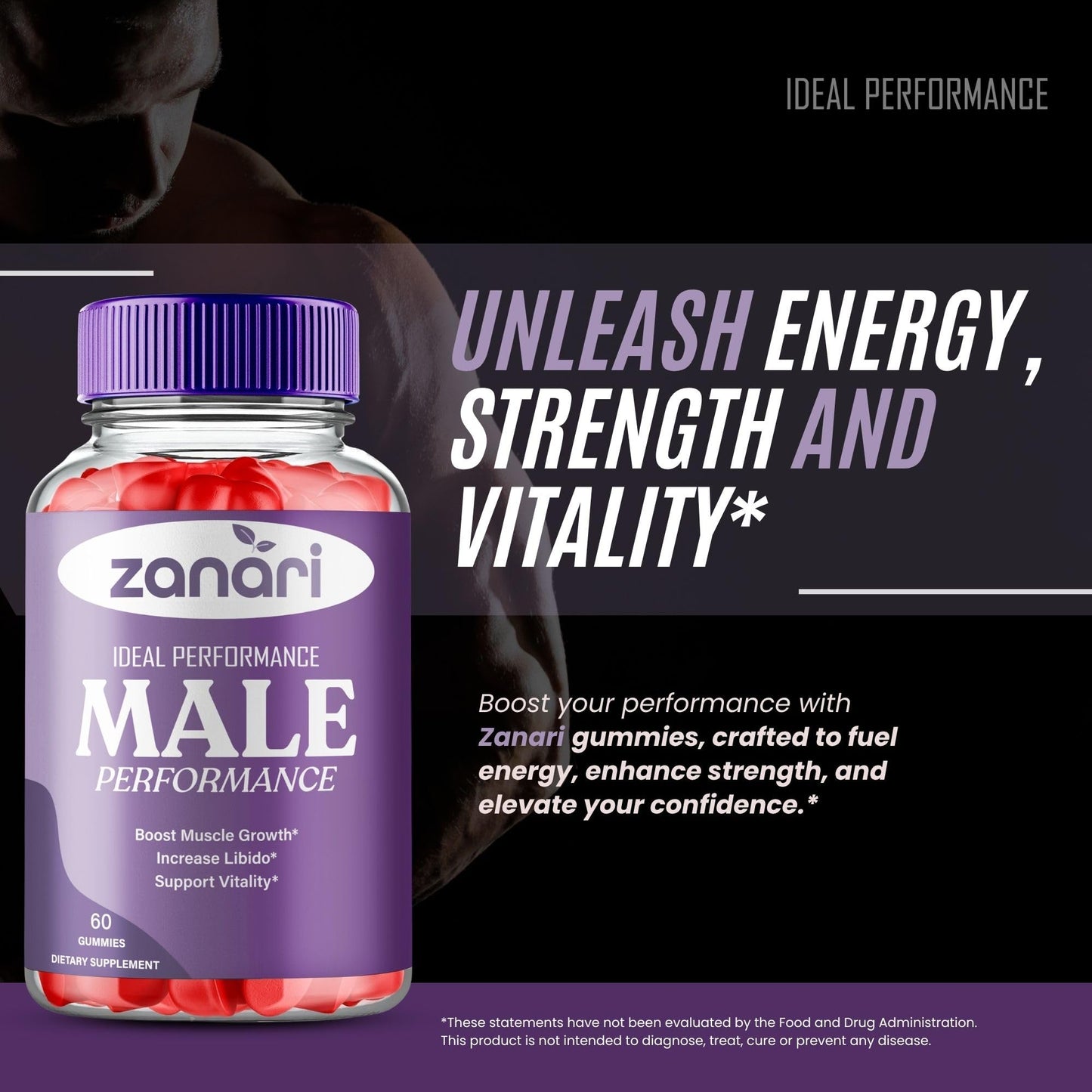 IDEAL PERFORMANCE Zanari Gummies 180-count