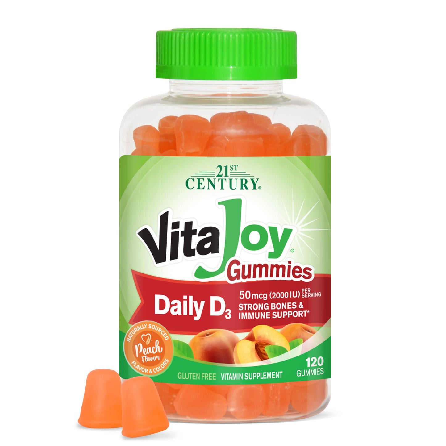 21st Century VitaJoy Daily Vitamin D3 Gummies 120 Count